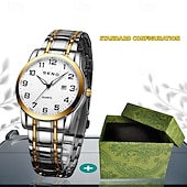 Недорогие Кварцевые часы-Современные мужские наручные часы, модные мужские кварцевые часы с календарем и светящимся цифровым циферблатом – лучший выбор подарка для мужчин.