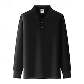 זול חולצת נשים-בגדי ריקוד נשים אחיד חולצת POLO חולצה קז'ואל כפתורים הגנת UV נושם טניס גולף נסיעת עסקים צווארון מתקפל צמרות שחור לבן אדום בגדי טניס