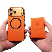 billige iPhone-etuier-telefon Etui Til iPhone 17 Pro Max 17 Air 17 16 15 14 Pro Max Plus 13 Pro Max Bakdeksel med stativ Støtsikker Kontor / Bedrift PU lær