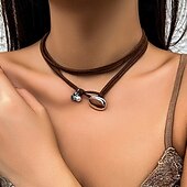 Χαμηλού Κόστους Κολιέ &amp; μενταγιόν-1 τεμ Κρεμαστό πολυεπίπεδη Κολιέ For Γυναικεία Δρόμος Δώρο Καθημερινά Κράμα Κλασσικό