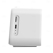 cheap Speakers-K3  Portable Wireless Speaker and Alarm Clock Bass 40-Hour Battery Life Dual-Mode Phone Stand/Bracket TF Card Player -C Dual Speakers Low Power Mode Compatible with Mobile Devices - Black/Whi