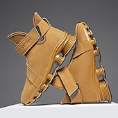 abordables Zapatillas Informales-Zapatillas deportivas rojas para hombre: elegantes y cómodas, con parte superior de malla y cámara de aire, perfectas para un look informal en vacaciones y fiestas navideñas.