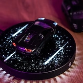 economico Novità-Auto Nera a Levitazione Magnetica con Base Circolare Luminosa e Stellata con Effetto di Illuminazione LED Reale a Risparmio Energetico Controllato da Interruttore Rotazione Libera nell'Aria Regalo di
