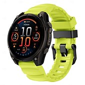 abordables Correas de reloj Garmin-Correa de silicona Quickfit de 22 mm y 26 mm para relojes inteligentes Garmin Fenix 7X, 7 Solar, 6X, 6 Pro, 5, 5X Plus, 3, 3H y Epix.