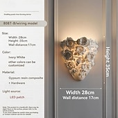 economico Luci da parete-Interno Moderno Lampade da Parete per Interni Soggiorno Camera da letto Resina Luce a muro 110-120V 220-240V