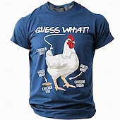  Ανδρικό Αστείο Μπλουζάκι Γραφικών 'Μάντεψε Τι Κωλοκοτό' Μπλουζάκι Με Σύντομο Μανίκι  Λέξεις