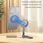 billiga Telefonställ-2-pack magnetisk telefonstativ hopfällbar selfie-sticka halkfri design utomhusfotografi specialiserad