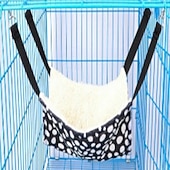 Χαμηλού Κόστους Κρεβάτια &amp; Κουβέρτες για Σκύλους-κομψή αιώρα γάτας με λεοπάρ μοτίβο - μαλακό βελούδινο κρεμαστό κρεβάτι για γάτες &amp;μικρά κατοικίδια - άνετα &amp;τάσεις