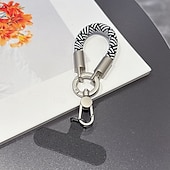 abordables Correas para el teléfono y muñequeras-Nueva correa para teléfono con clip, pulsera y clip, resistente y duradera. &amp;Cordón para cámara unisex antipérdida, correa de muñeca corta para teléfono, nuevo cordón giratorio de una pieza con cierre