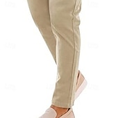 voordelige Dun-Voor heren Broek Pakken Chino broek Vrijetijdsbroek Zak Effen Comfort Zacht Volledige lengte Feest liiketoiminta Dagelijks Vakantie Modieus Zwart Marineblauw Micro-elastisch