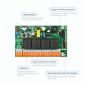 halpa Älykytkin-dc12v 24v 36v 4-kanavainen rf langaton kaukosäädin kytkee valon päälle/pois vastaanotin 433mhz