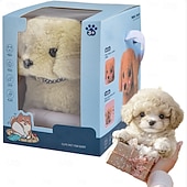  moje realistické štěně robota, purexlife moje realistické štěně robota, milow moje realistické štěně robota, štěně robota, které se chová jako skutečné štěně, roztomilý měkký robot pes, který chodí a