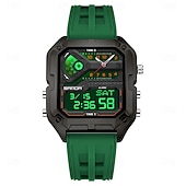 cheap Digital Watches-SANDA 6278 Brand Fashion Men's Electronic Watch Multifunction Alarm Clock Luminous Calendar Sports Digital Watches