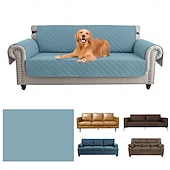 cheap Sofa Cover-100% Waterproof Sofa Covers for Dogs Pets Couch Covers For 3 Cushion Couch Sofa Pet Friendly Recliner Cover ,Burgundy Couch Protector Slipcover for 1/2/3/4 Cushion Couch Furniture Protector