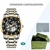 levne Quartz hodinky-Pokročilé pánské náramkové hodinky módní pánské quartz hodinky módní kalendář luminiscenční ciferník nejlepší volba dárku pro muže