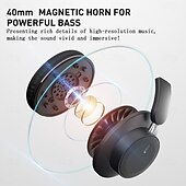 cheap On-ear &amp; Over-ear Headphones-H9 2025 New  Wireless Earphones Equipped with 5.3 Chip Intelligent Noise Reduction Lower Loss More Stable Connection Game Mode Foldable Earphones Suitable for Travel Home Work Mobile Phones