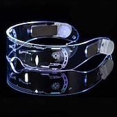 abordables Accesorios-Semana del Libro 2026 muñeca megan Robot futurista marcos de gafas Unisexo Adulto Víspera de Todos los Santos Carnaval Fiesta Rendimiento