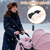 Недорогие отопление охлаждение-перчатки-муфты для колясок - зимние ветрозащитные и с флисовой подкладкой, с толстыми ручками