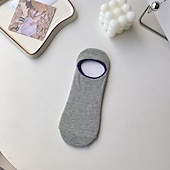 economico calzini da uomo-Per uomo 7 paia Pacchi Multipli Calzini Calzini da Corsa Calzini Casual Nero Blu Colore Semplice Vacanza Sport &amp; Outdoor Quotidiano Base Medio Primavera Autunno Moda Casual