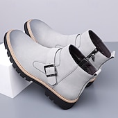 abordables Bottes de Chelsea-Bottes Chelsea turquoise pour hommes – élégantes et résistantes, idéales pour les sorties hivernales décontractées et les activités de plein air