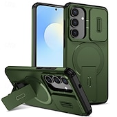 cheap Samsung Cases-Phone Case For Samsung Galaxy S25 Ultra Plus S25 Edge S24 S23 S22 A36 A26 A16 A55 5G A35 5G Back Cover with Stand Holder Shockproof Armor PC PU Leather