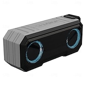 abordables Haut-parleurs Bluetooth-Enceinte portable sans fil subwoofer haute puissance IPX6 étanche éclairage RGB 7 couleurs et effets de fête dynamiques autonomie de batterie longue durée connexion sans fil entrée USB/SD/TF carte