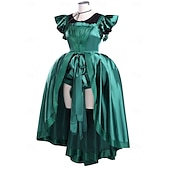 tanie Kostiumy damskie-Gotycki horror Agnieszka Sukienka Kostium Fantazyjne przebranie Cosplay for Damskie Dla dziewczynek Dla dzieci Dla dorosłych Halloween Karnawał Spektakl Impreza Edukacyjne przebieranki