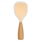 preiswerte Küchenutensilien &amp; Gadgets-Silikonlöffel, antihaftbeschichtet, Kochlöffel, hitzebeständig, für Reiskocher, langlebige Küchenhelfer