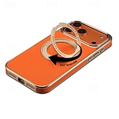 Недорогие Чехлы для iPhone-телефон Кейс для Назначение iPhone 17 Pro Max 16 15 14 Pro Max 13 Pro Max Кейс на заднюю панель со стендом Защита от удара Ретро Покрытие