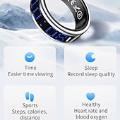 halpa Älykkäät rannekkeet-SR16 Älykello 0.1 inch Älykäs rannekoru Älykello Bluetooth Lämpötilan valvonta Askelmittari Aktiivisuuden seuranta Yhteensopiva Android iOS Naisten Miehet Vedenkestävä IPX-8 22 mm: n kellokotelo