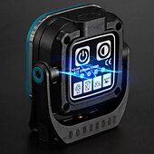 billige Utendørs Vegglamper-Arbeidslampe for alle scener med roterende lyshode med flere posisjoner, sterk magnetisk adsorpsjon, arbeidslampe for gårdsplass, utendørs campinglampe, vedlikeholdslampe.