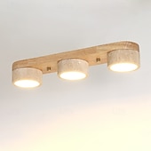 Недорогие Простота Потолочные Светильники-Светильник для туалетного столика из натурального камня - бра из травертина, 1/2/3/4 лампы, вращающееся на 180° светодиодное освещение над зеркалом для ванной комнаты