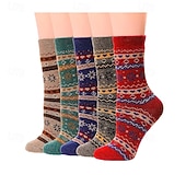 voordelige Cadeaus-Wollen Sokken voor Vrouwen Valentijnsdag Cadeaus voor Moeder Vrouwen Haar Sinterklaas Cadeaus Bot Warm Zachte Crew Sok voor Winter Wandelen