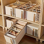 billige Lagring og oppbevaring-1/2/3 oppbevaringsbokser for vesker plassbesparende veskeskap (avslappet stil) organisering og oppbevaring av garderobe organisering og oppbevaring av garderobe oppbevaring og sortering av garderobe