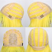 baratos Perucas de Carnaval-Peruca de Carnaval 2026 Loiro Vermelho Preta Liso Bob Curto Peruca sintética para festivais Mardi Gras Parada Cabelo para fantasia de cosplay para Feminino