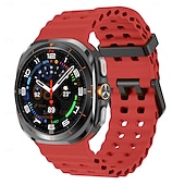 voordelige Samsung horlogebanden-Horlogeband voor Samsung Galaxy Kijk Ultra Siliconen Vervanging Band Verstelbaar Sportband Moderne gesp Oceaan band Polsbandje