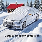 Недорогие отопление охлаждение-1 прочный всепогодный автомобильный чехол из утолщенной ткани Оксфорд &amp;подходит (подходит большинству внедорожников и грузовиков) - сильный снег, град, дождь, пыль &amp;- зимний ветрозащитный щит для