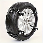 voordelige Carrosserie decoratie &amp; bescherming-4 stuks/8 stuks auto sneeuwkettingen modderbanden dikke antislipband voor auto/suv/vrachtwagen draagbaar eenvoudig te monteren noodtractie auto