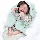 economico Bambole Reborn-Bambole Reborn - Bambola Realistica da 22 Pollici Ragazza con Corpo Morbido e Capelli Ricci Biondi Sveglia Bebe Reborn di Silicona Bambole di Vita Reale con Scatola Regalo per Bambini di 3 Anni