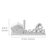 זול רמדאן ועיד-חפצים דקורטיביים, שרף מודרני עכשווי עמיד במים ל קישוט הבית מתנות 1 pc