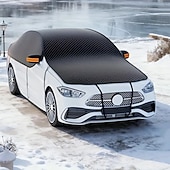 baratos aquecimento e resfriamento-Protetor de neve para para-brisa de carro com cobertura estendida do capô, remoção rápida de neve e gelo. &amp;Protetor de para-brisa em tecido Oxford resistente a raios UV e com proteção contra geada,