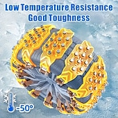 economico Decorazione e protezione carrozzeria-4 pezzi/set di catene antiscivolo per pneumatici per auto, catene da neve, antiscivolo, anti-ghiaccio, adatte per pneumatici per auto, materiale regolabile, catene antiscivolo per auto, resistenti