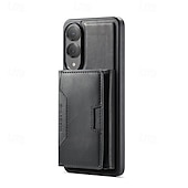 baratos Capa Samsung-telefone Capinha Para Samsung Galaxy S25 Ultra Plus S25 Edge S24 Ultra Plus S23 Ultra Capa para Cartão Wallet Com Suporte Antichoque Retro Couro PU