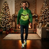 preiswerte Herren Weihnachtschuhe-Festliche Herren-Weihnachtssneaker mit grün-weißem Design – witzige Slipper für Weihnachtsfeiern und Events
