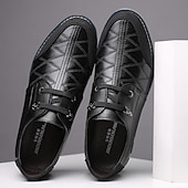 economico Scarpe casual degli uomini-scarpe slip-on trapuntate rosse e nere da uomo con lacci elastici - calzature casual alla moda per le uscite del fine settimana