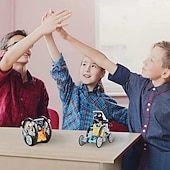 abordables Material de oficina-Experimento científico de ensamblaje solar, rompecabezas de bricolaje, coche de juguete 13 en 1, robot inteligente y divertido, ideal para la educación STEM, juguetes para niños de 6 a 12 años, modelo