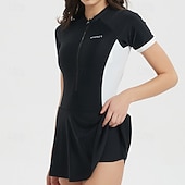 levne Rash guardy One Piece-Dámské Ochrana proti vyrážce Plavky Blokování barev UPF50+ Prodyšné Plavky Surfování Kanoe Šnorchlování Jaro