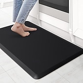 preiswerte Läuferteppiche-Läuferteppiche für Flur und Küche, dicke, ermüdungshemmende Küchenmatte aus PVC-Leder, wasserdichter, ölbeständiger und rutschfester Läuferteppich für den Eingangsbereich, pflegeleichter Teppich