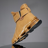 abordables Zapatillas Informales-Zapatillas deportivas rojas para hombre: elegantes y cómodas, con parte superior de malla y cámara de aire, perfectas para un look informal en vacaciones y fiestas navideñas.