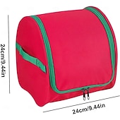 levne Vánoční úložiště-taška na vánoční osvětlení, organizér na vánoční osvětlení z oxfordské látky, taška na vánoční osvětlení pro organizaci kabelů světel bez zamotání, taška na zip &amp;nádoba na sváteční světýlka